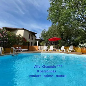 Villa Champie, Pradons